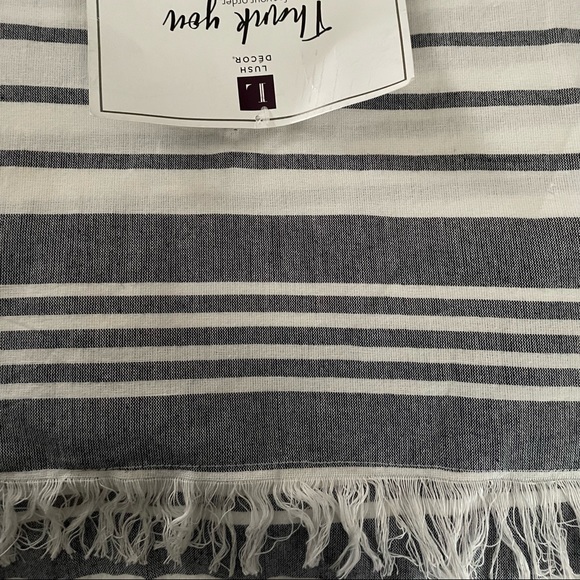 Set of 2 95"x40" Coastal Nantucket Fringe
Window Curtain Panels Lush Décor - Picture 4 of 8